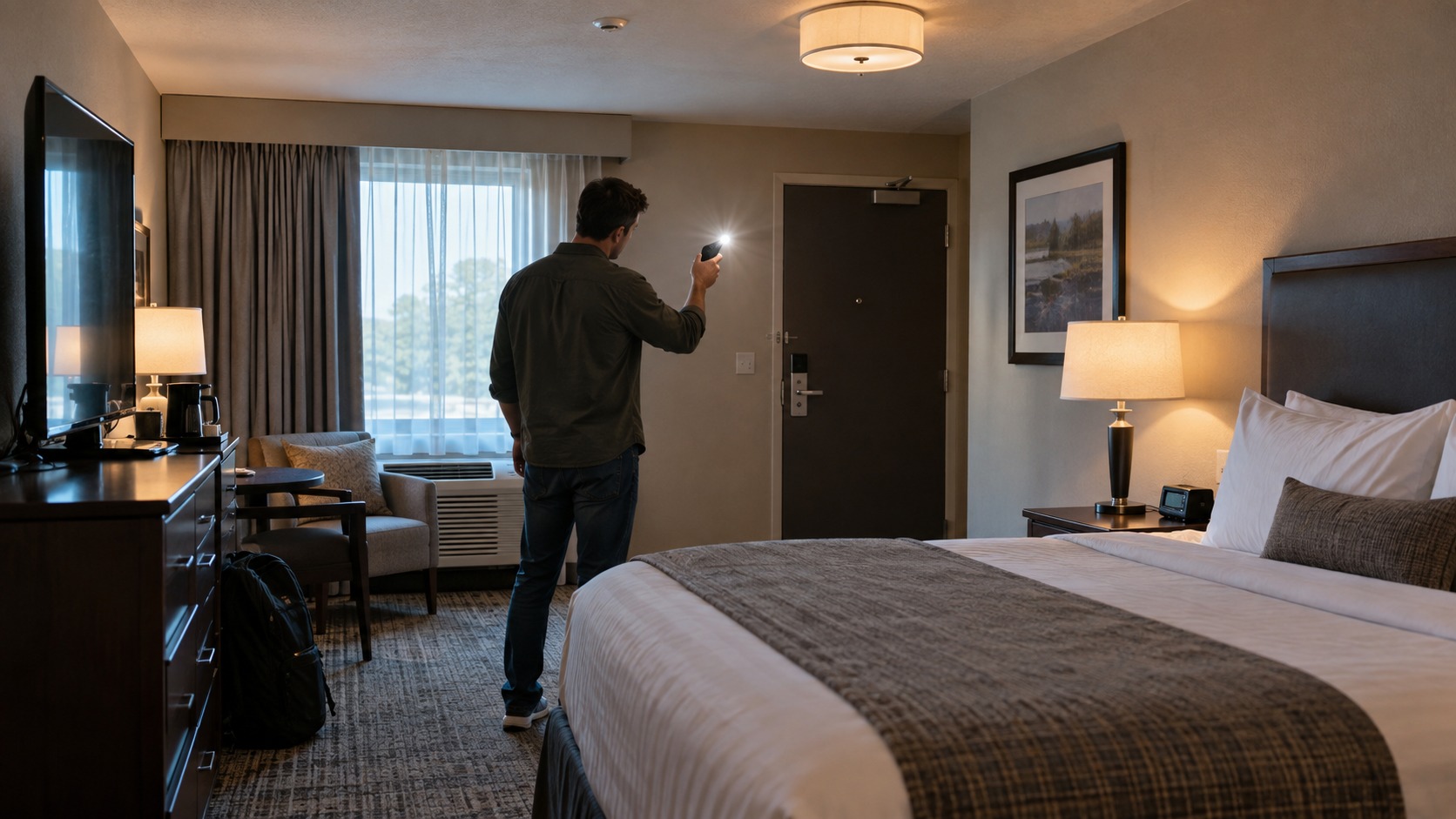 How to Check a Hotel Room for Hidden Cameras: 10 Steps